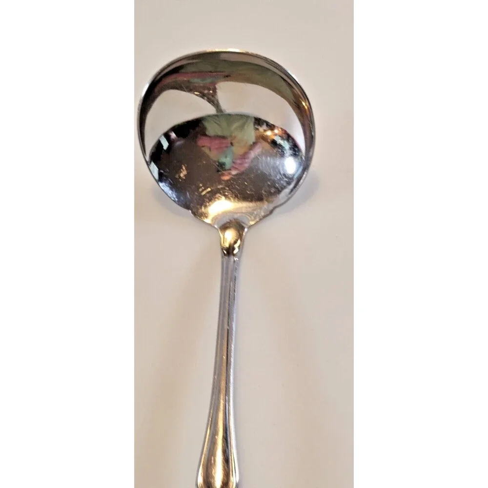 1881 Rogers Oneida Stainless Steel Serving Ladle Flatware OHS461 7